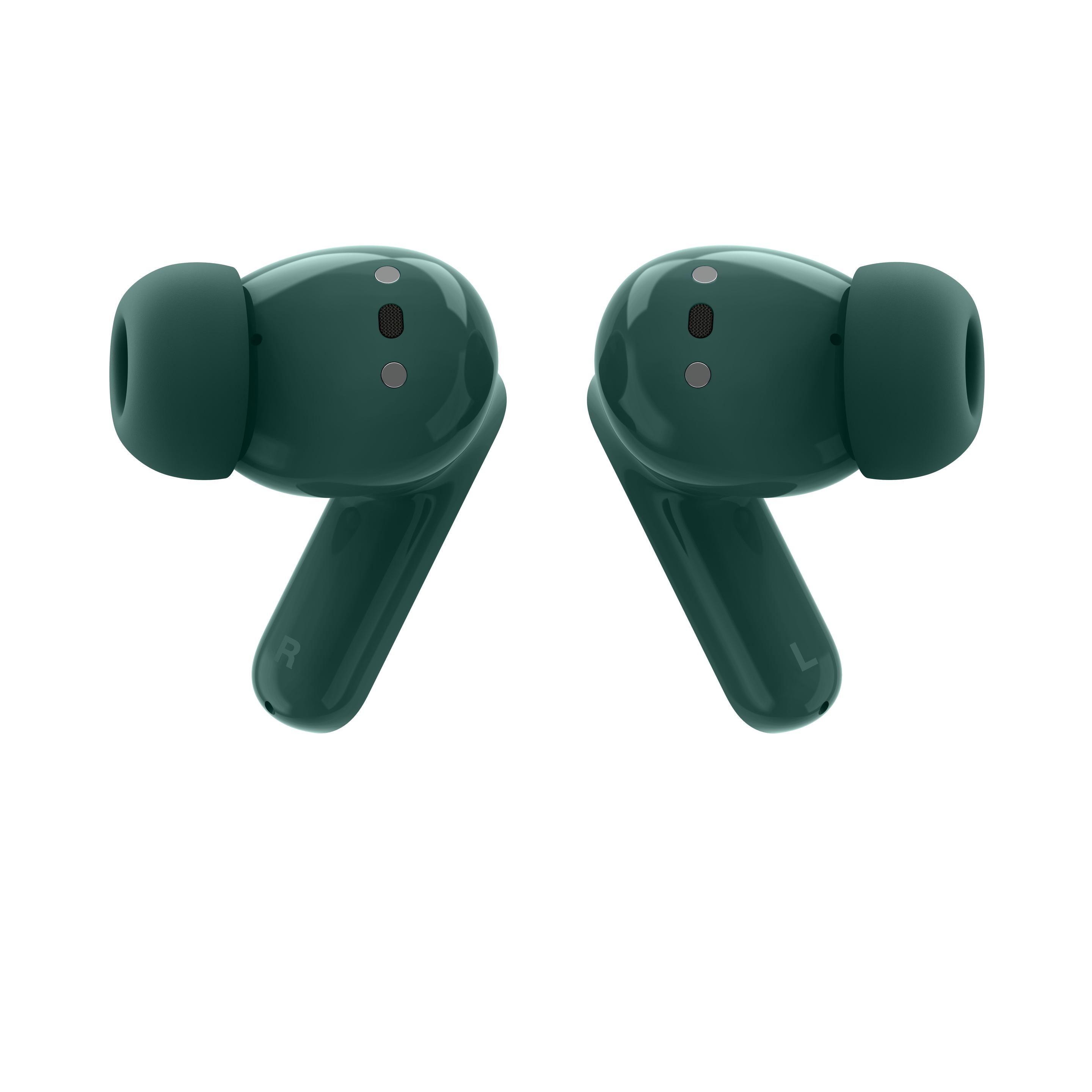 Auscultadores MOTOROLA Moto Buds Bass (True Wireless Stereo - Intra-aural - 1,24 cm - Verde Posy)