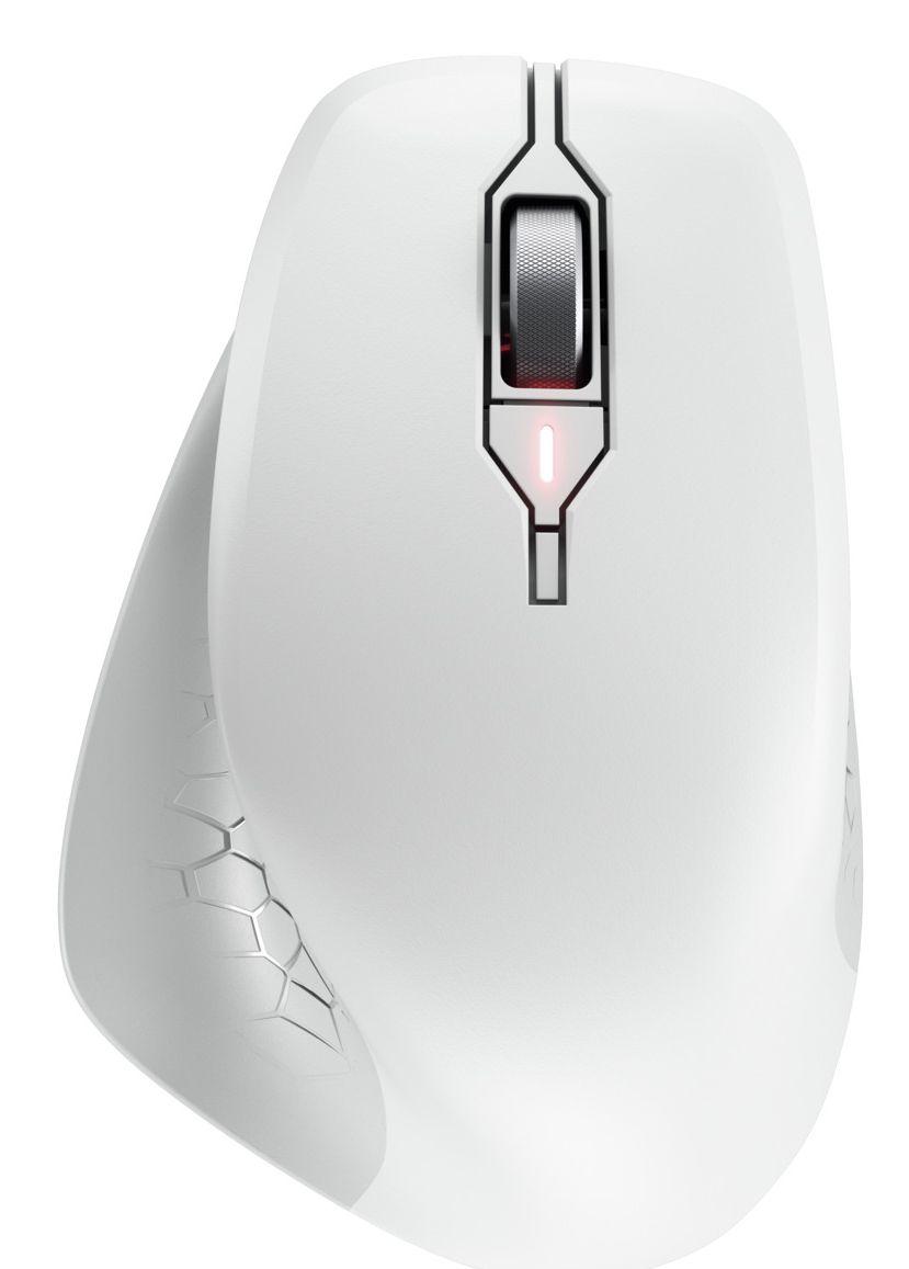 Rato CHERRY STREAM MOUSE COMFORT JW-8550-0 (Mão direita - 4000 DPI - Ótica - Branco e Cinzento)