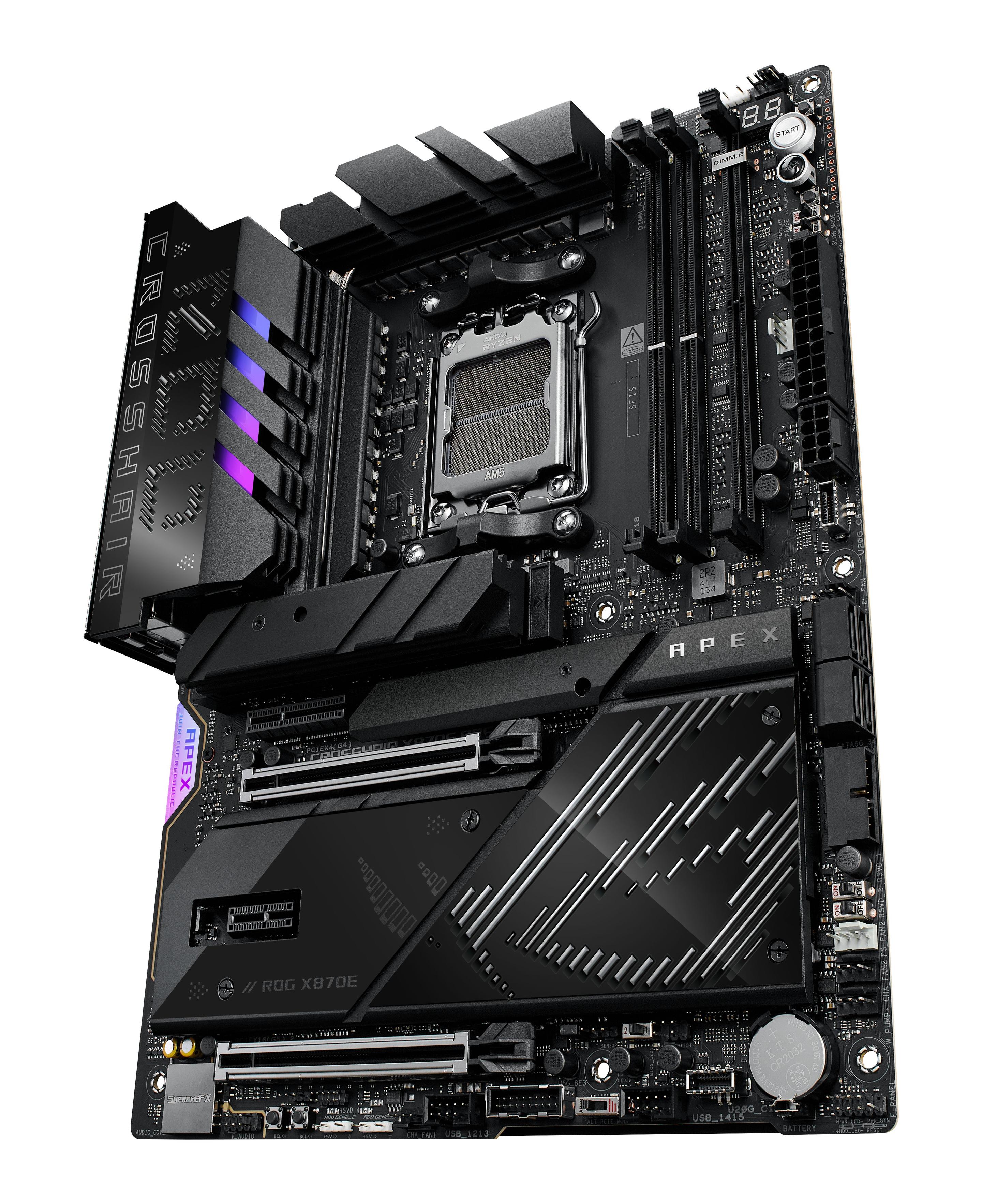 Motherboard ASUS ROG Crosshair X870E Apex (AM5 - ATX - Duplo canal - Preto), miniatura 6