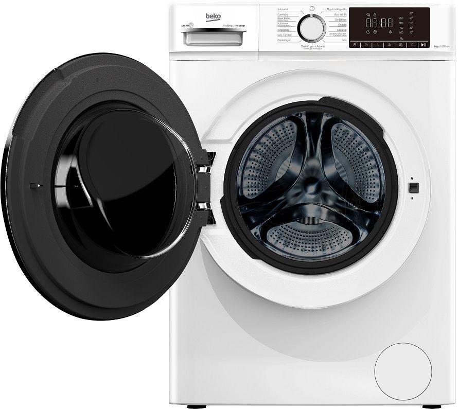Máquina de Lavar Roupa Independente BEKO B1XW862WSPT (1200 RPM - C - B - Branco), miniatura 2