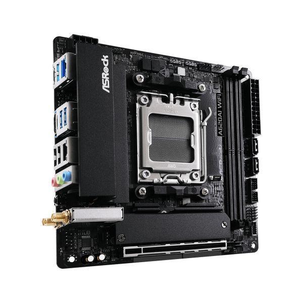 Motherboard ASROCK A620AI WiFi (AM5 - Mini-ITX - Duplo canal - Branco), miniatura 3