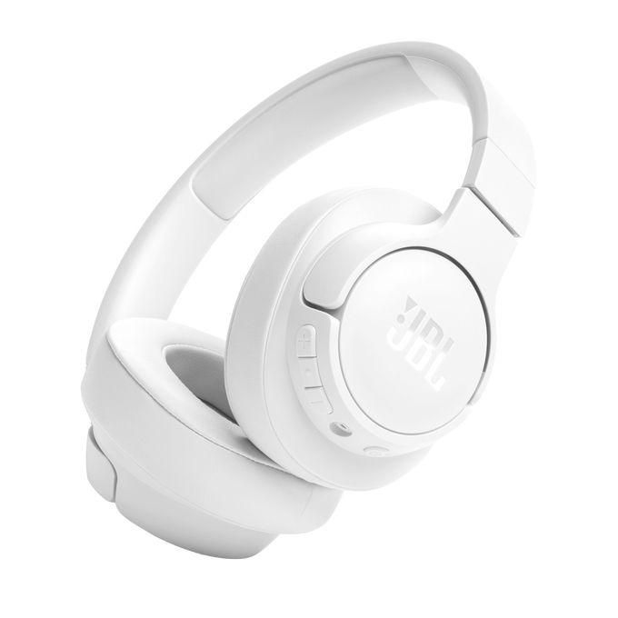 Auscultadores JBL Tune 720BT (Binaural - Com fios e sem fios - Circumaural - Branco)