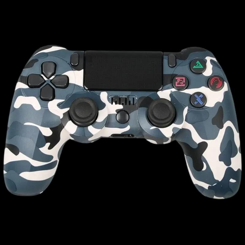 Comando POWERGAMING V2 (PlayStation - Bluetooth e USB - Azul Camuflagem)