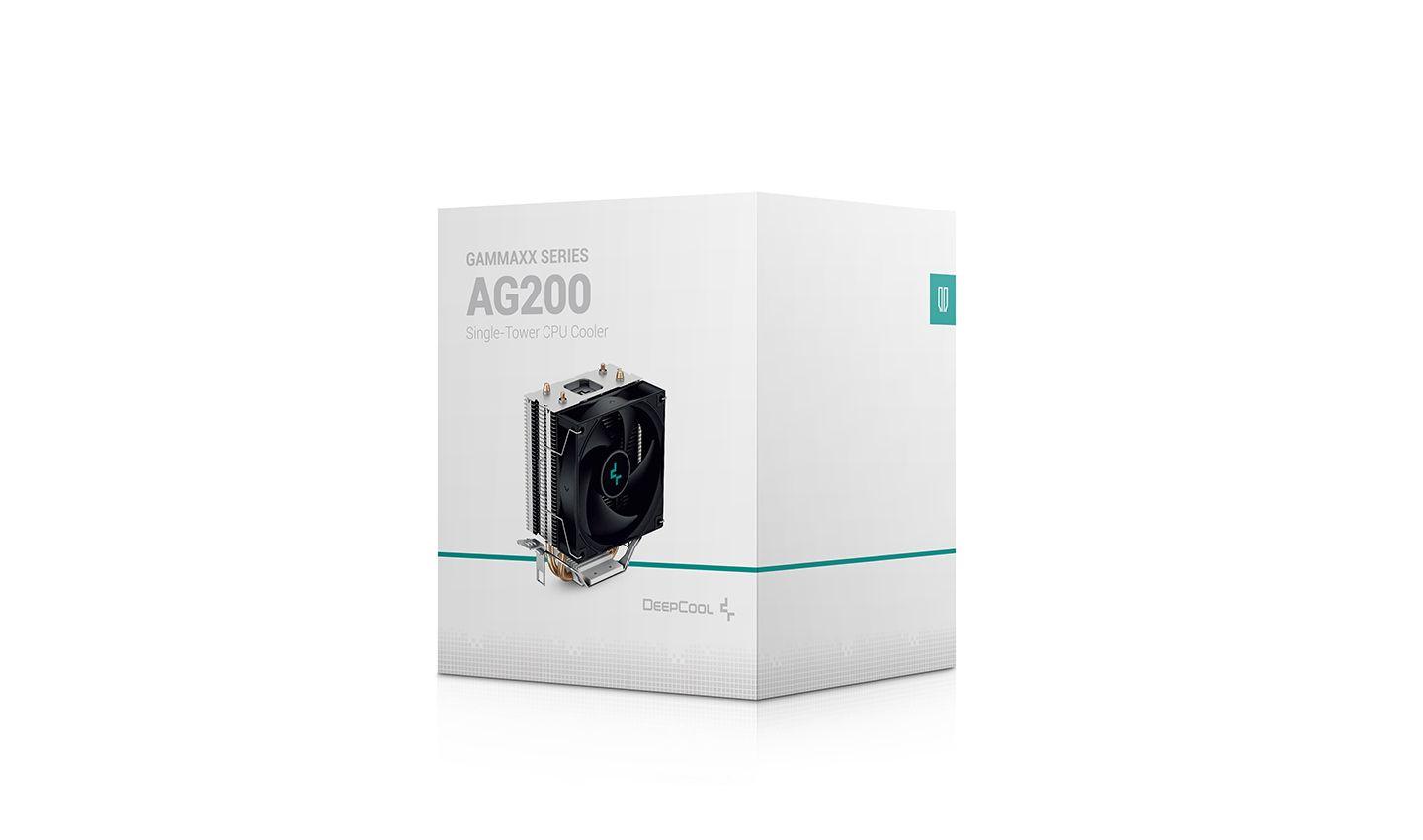 Cooler para Processador DEEPCOOL AG200 (9,2 cm - 3050 RPM - 4-pin - Preto e Alumínio) — miniatura 10