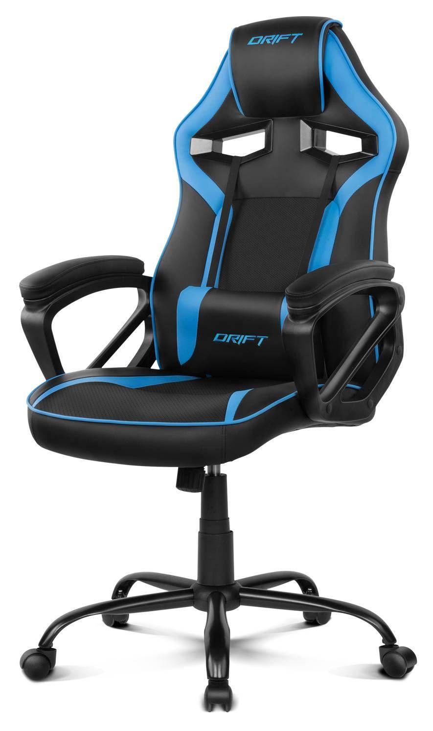 Cadeira Gaming DRIFT DR50BL (120 kg - 0–15° - Classe 4 - Preto/Azul), miniatura 2