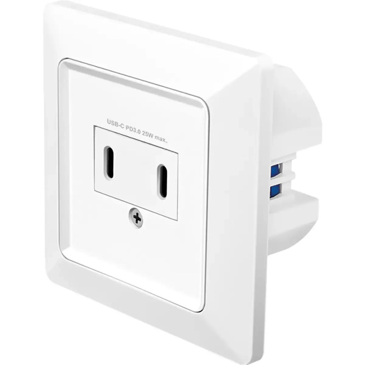 Tomada de Embutir LOGILINK PA0332 (Branco)
