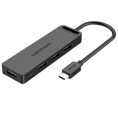 Hub USB-C VENTION TGKBB (0,15 m - USB-C - Preto)