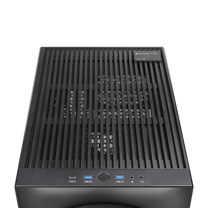 Caixa de Computador Cubo CHIEFTEC CI-03B-OP (Micro ATX, Mini-ATX - Cubo - 16 cm - Preto) — miniatura 9
