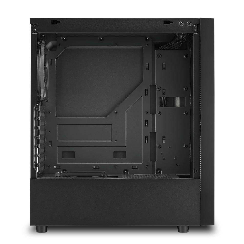 Caixa PC SHARKOON RGB Slider (ATX, Micro ATX, Mini-ITX - Midi Tower - 15,7 cm - Preto) — miniatura 3