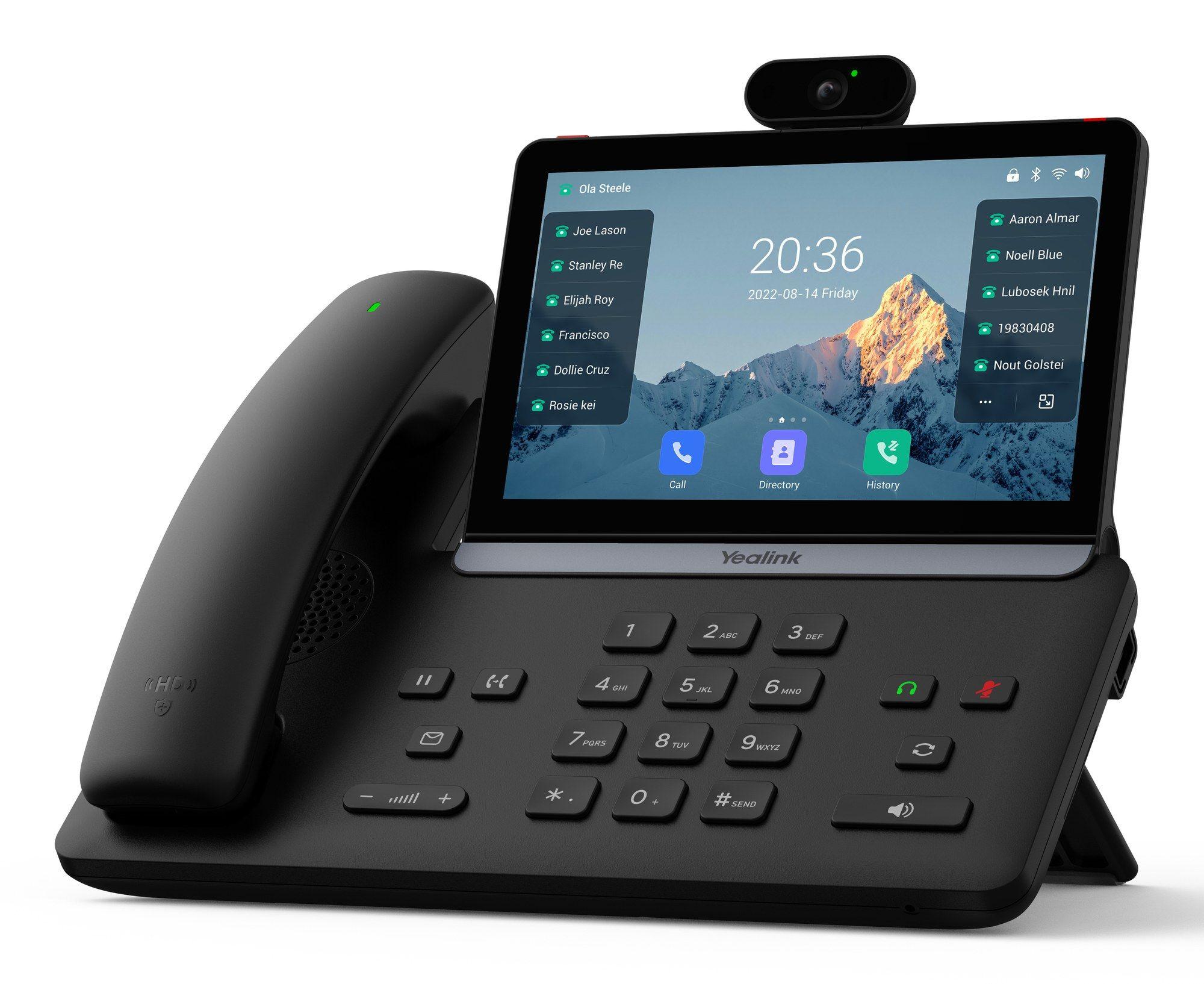 Telefone IP YEALINK SIP-T88V Pro (Até 17 horas - 7" - Android 13 - Preto), miniatura 3