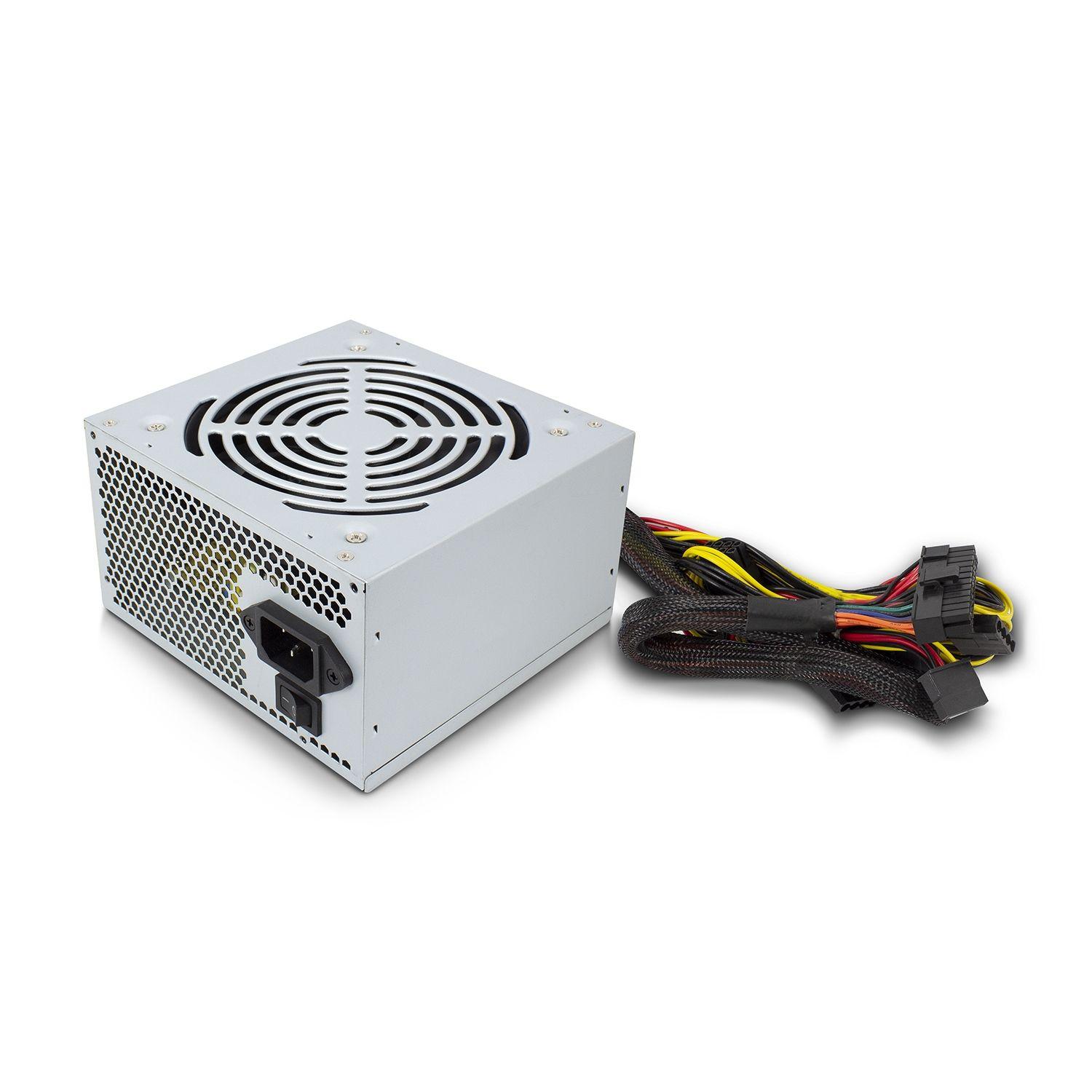 Fonte de Alimentação EWENT EW3909 (ATX - 500 W - Não modular - Cinzento) — miniatura 2