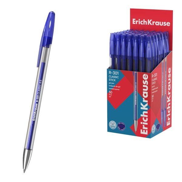 Caneta de Gel ERICHKRAUSE R-301 Gel Stick Classic (Azul)