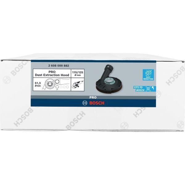 Capuz de Sucção para Rebarbadora Angular BOSCH 2608000882 (115/125 mm - X-LOCK), miniatura 2