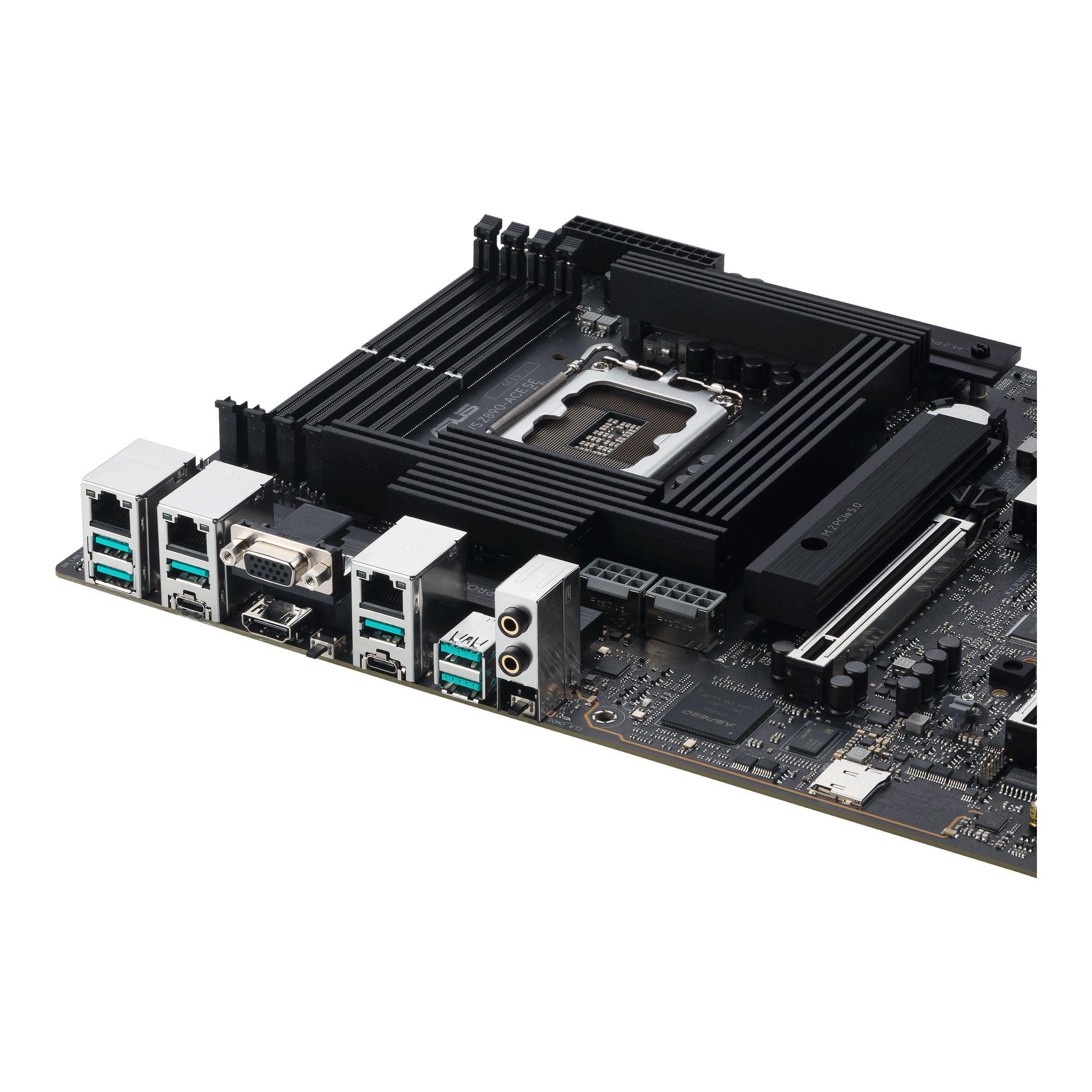 Motherboard ASUS PRO WS Z890-ACE SE (LGA 1851 (Socket V1) - Intel Core Ultra Série 2 - ATX - Preto), miniatura 10