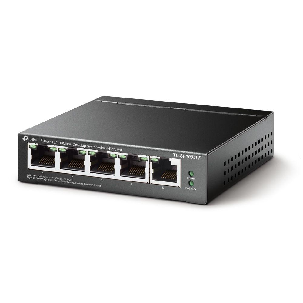 Switch TP-LINK TL-SF1005LP (Gigabit Ethernet - Fast Ethernet - 1 Gbit/s - Preto), miniatura 2