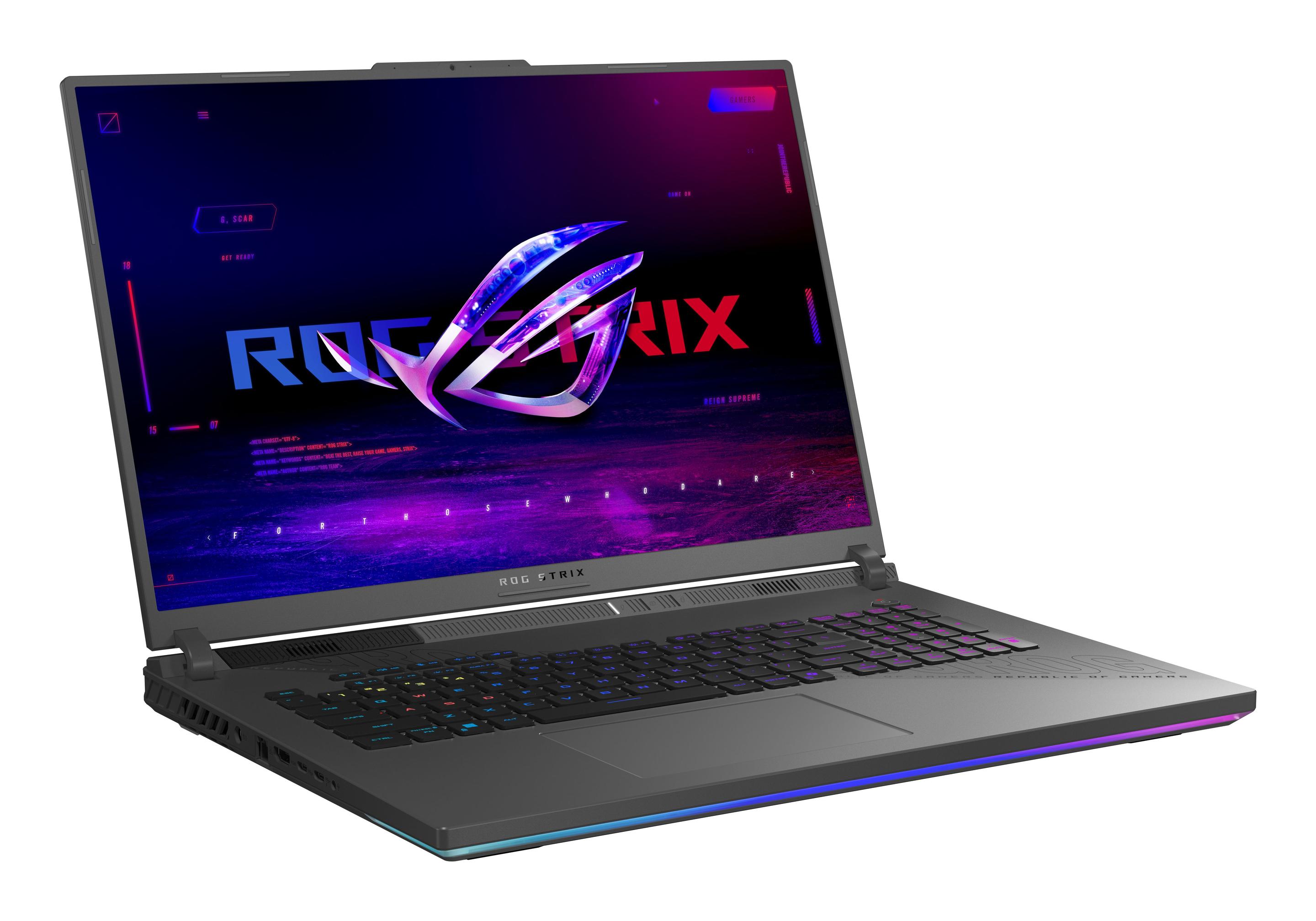 Portátil Gaming ASUS ROG Strix G18 G814PP-S8014W (Ryzen 9 8940HX - RTX 5070 - 32GB - 1TB SSD - 18" - Layout DE - Cinzento), miniatura 2