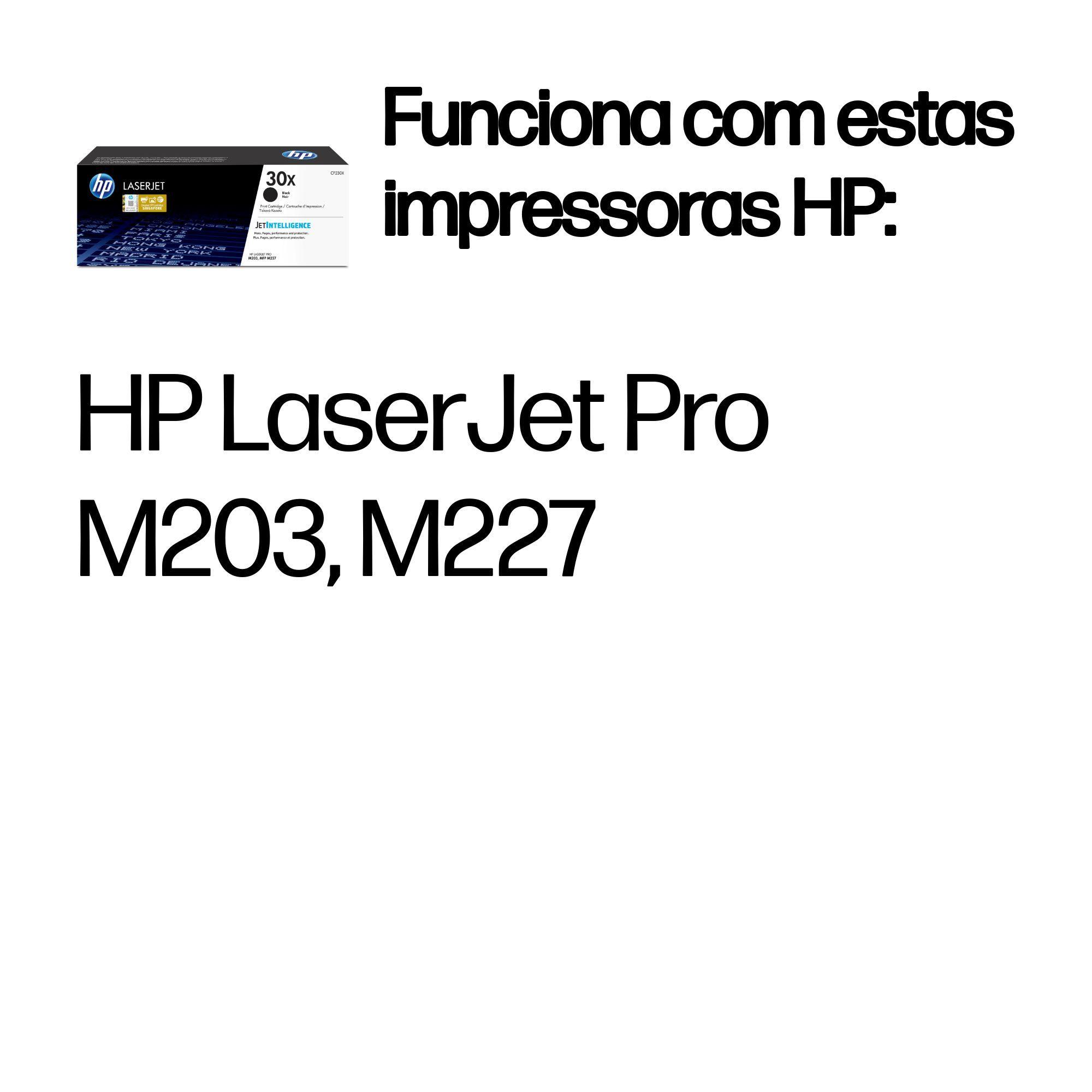 Toner HP 30X CF230X (3500 páginas - Preto) — miniatura 2