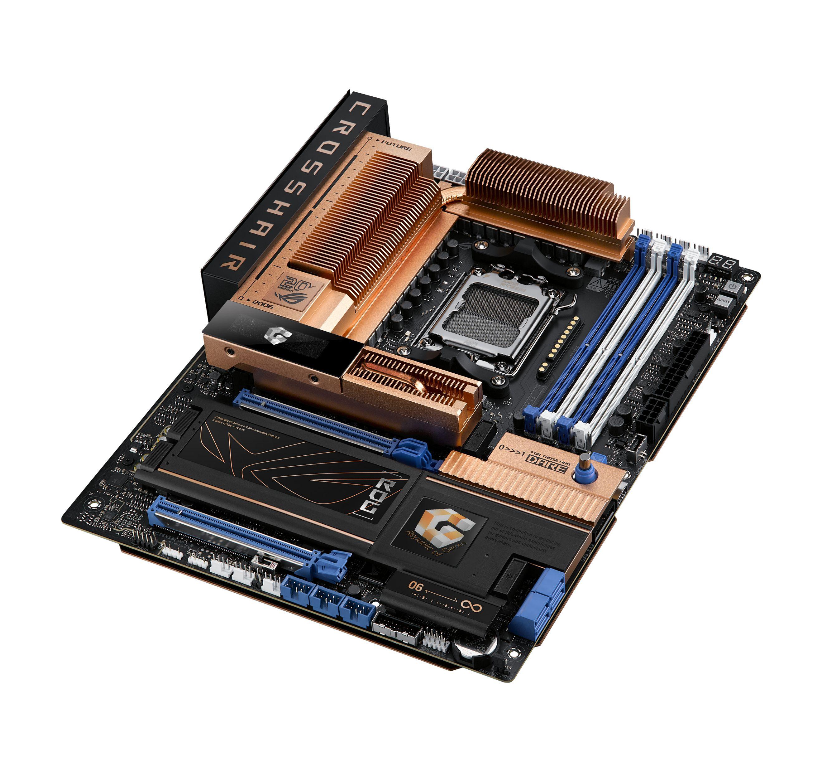 Motherboard ASUS ROG Crosshair 2006 (AM5 - ATX - Duplo canal - Preto e Dourado), miniatura 6