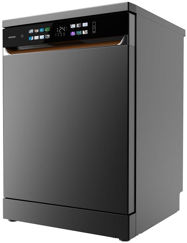 Máquina de Lavar Loiça Independente CECOTEC Bolero Aguazero 6900 8P 3ªB Dark (15 Conjuntos - B - 42 dB - Preto), miniatura 3