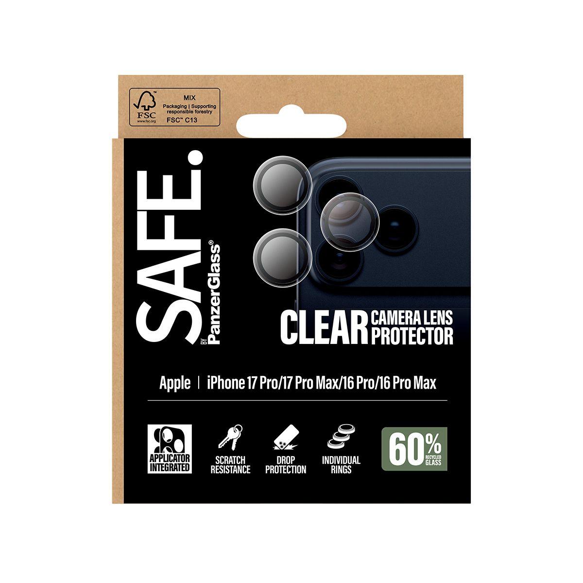 Protetor de Lentes de Câmara PANZERGLASS SAFE. (Transparente) — miniatura 3