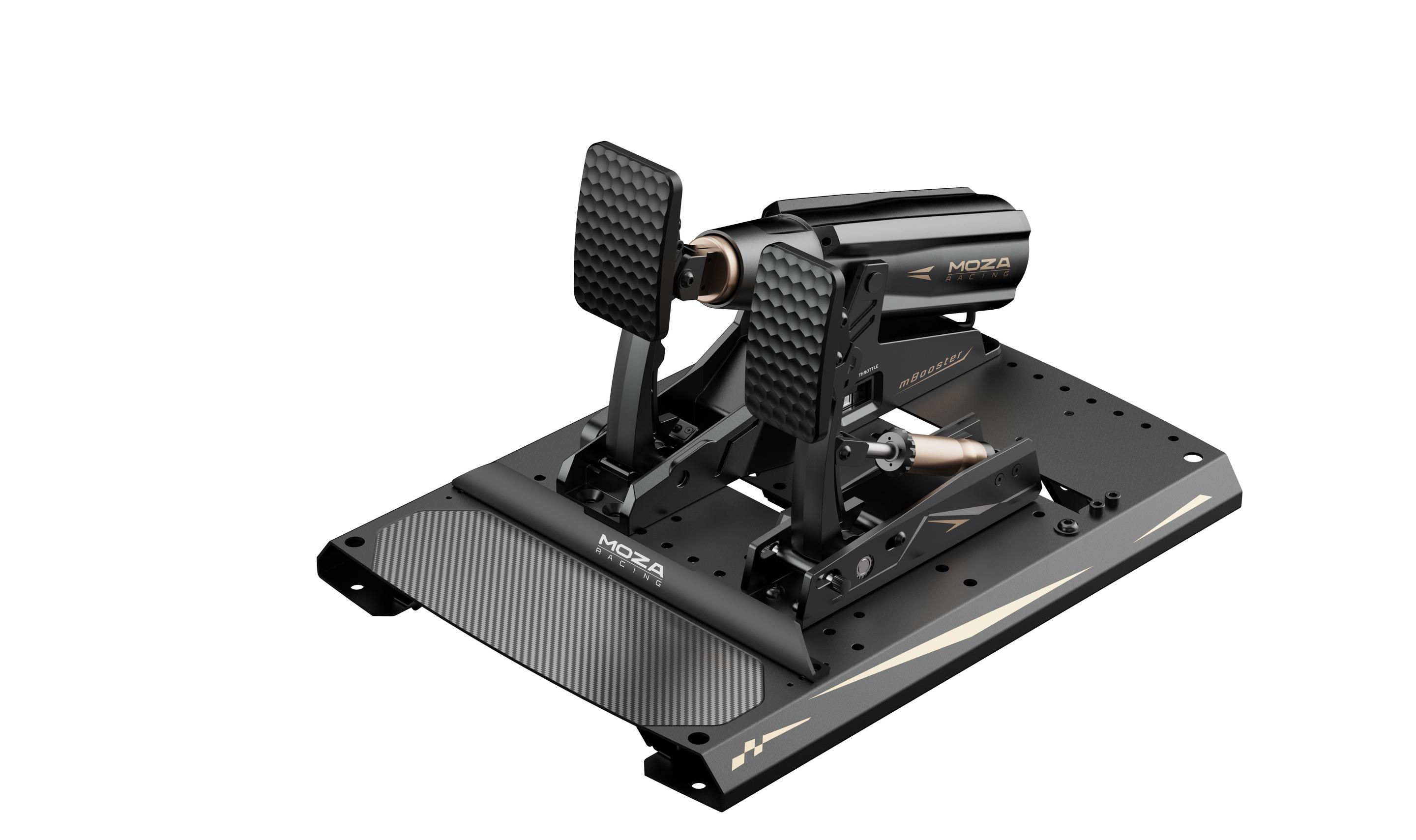 Pedais Ativos MOZA RACING mBooster RS082 (Preto) — miniatura 4