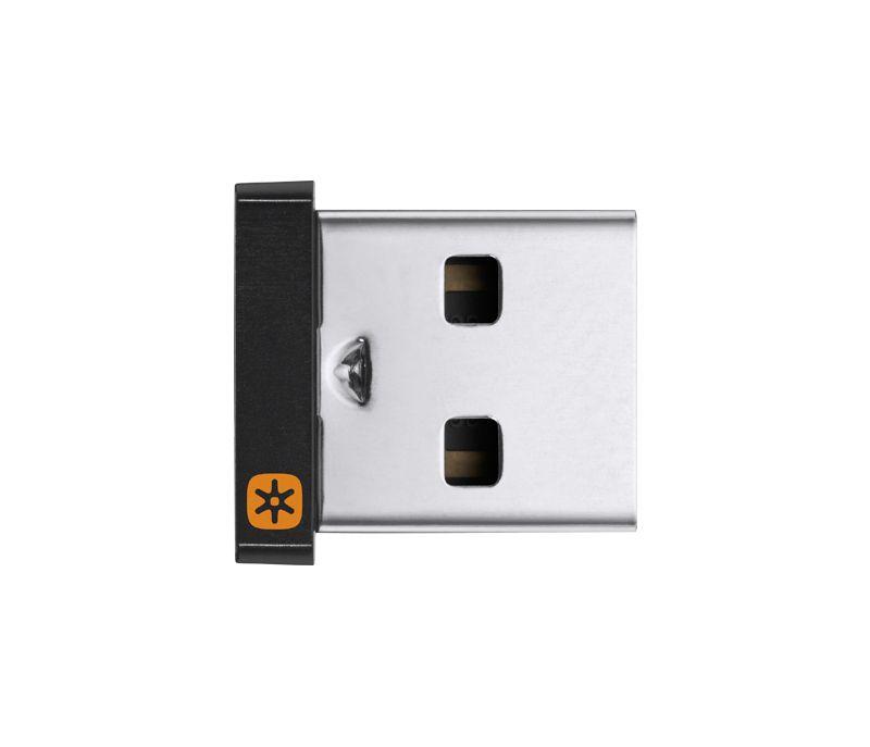 Recetor USB LOGITECH Unifying (Sem fios - 10 metros, USB - Preto) — miniatura 2