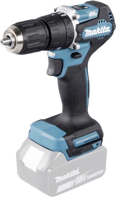 Berbequim de Percussão MAKITA DHP487Z (18 V - Bateria - Ião-lítio - Preto e Azul)