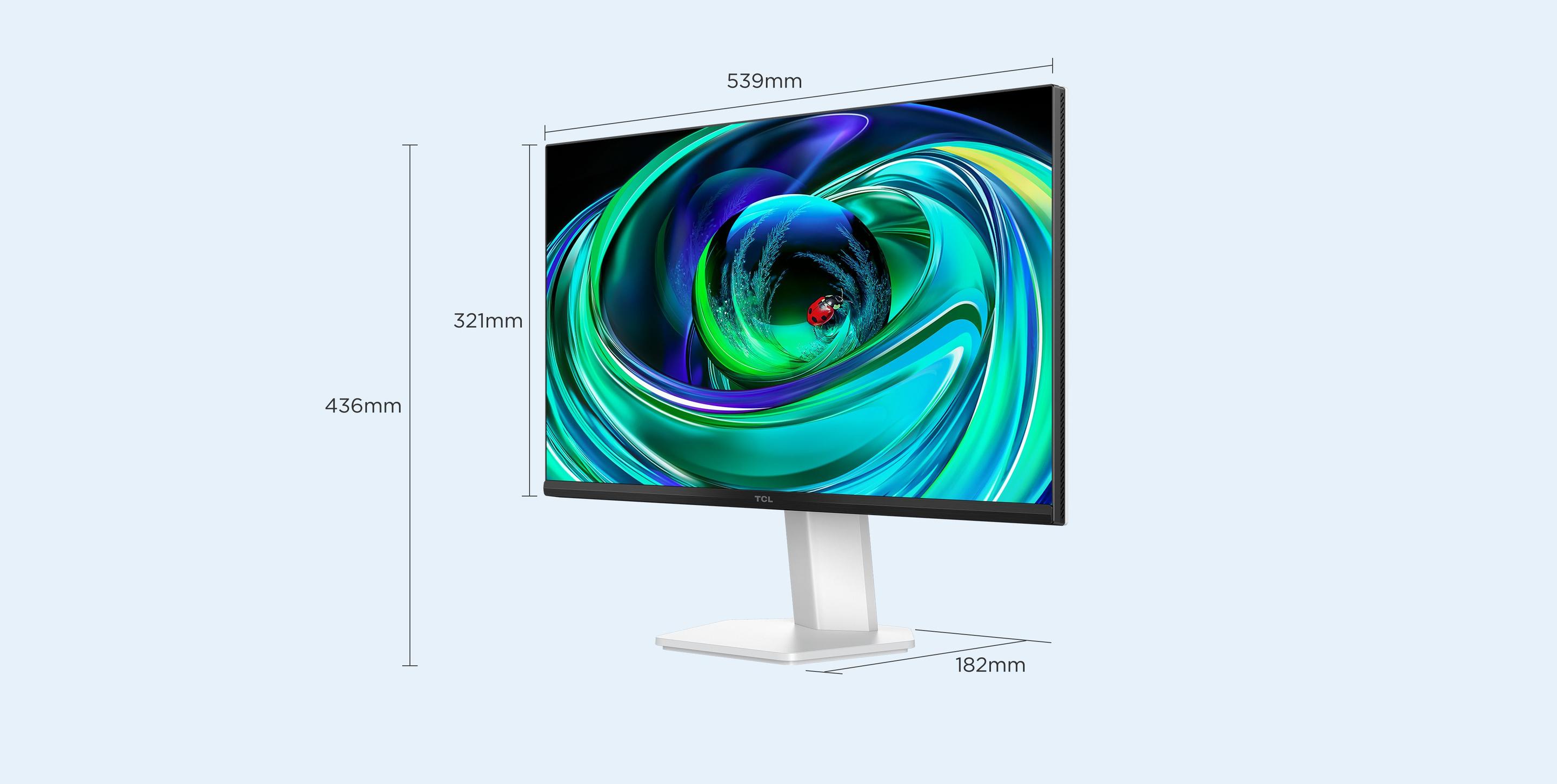 Monitor TCL 24G54 (23,8" - VA - 100 Hz - Branco) — miniatura 3