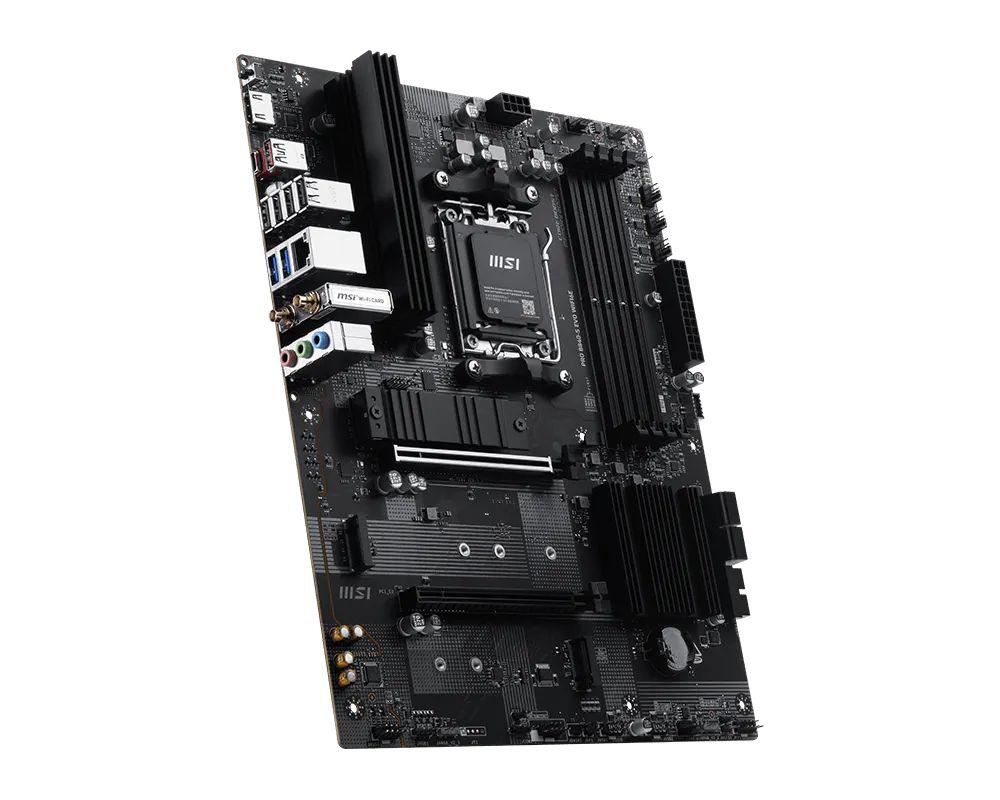 Motherboard MSI PRO B840-S EVO WIFI6E (AM5 - ATX - Duplo canal - Preto), miniatura 4