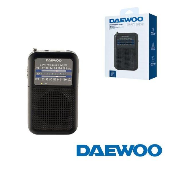 Rádio Portátil DAEWOO DW1008 (3,5 mm - Preto) — miniatura 3
