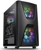 Caixa PC THERMALTAKE Commander C34 TG ARGB (ATX, micro ATX, Mini-ITX - Midi Tower - SPCC - Preto)