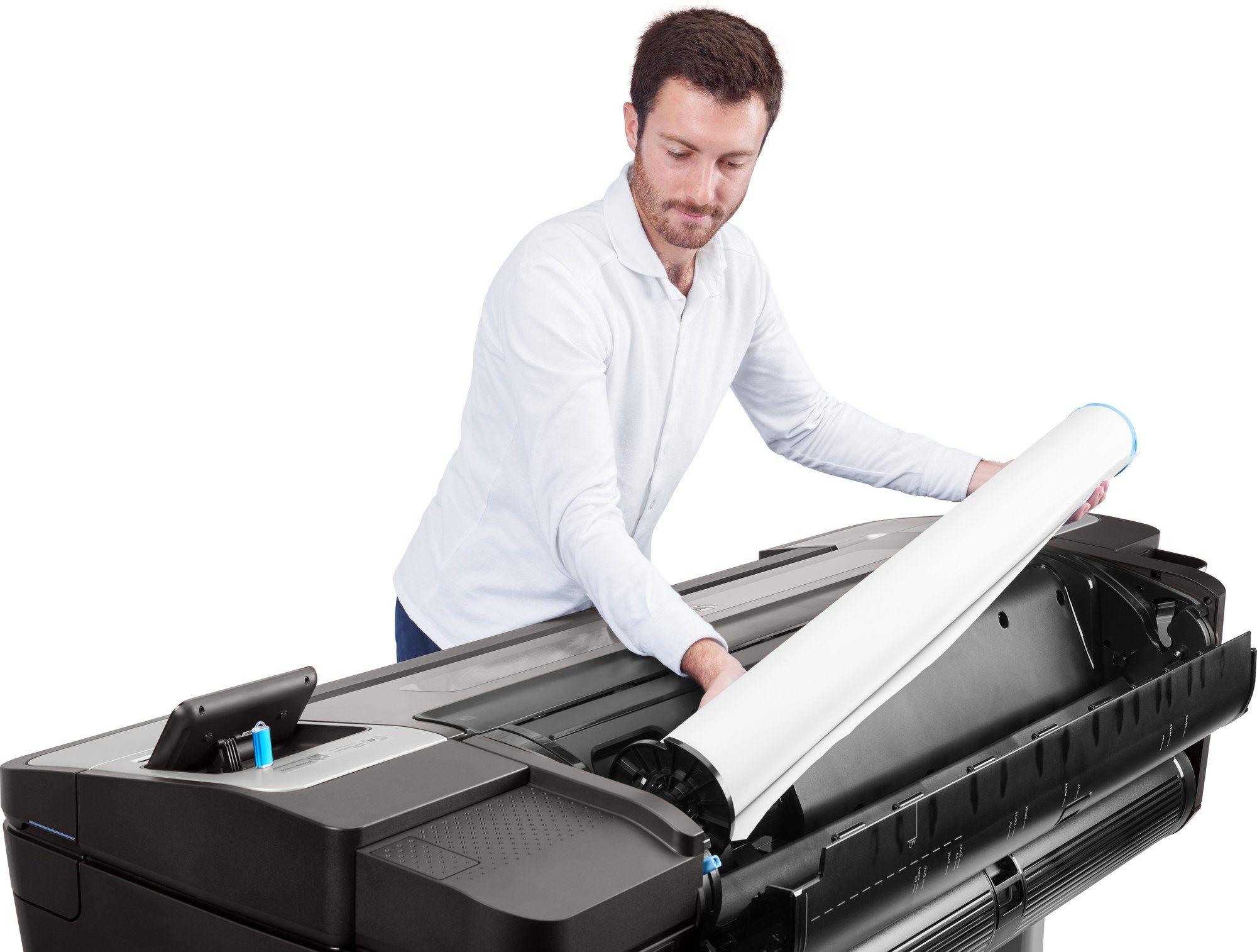 Plotter HP DesignJet T1700 (Com Fios - Preto) — miniatura 12