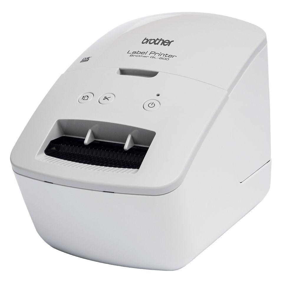 Impressora de Etiquetas BROTHER QL-600G (Com fios e sem fios - Cinzento e Branco), miniatura 4