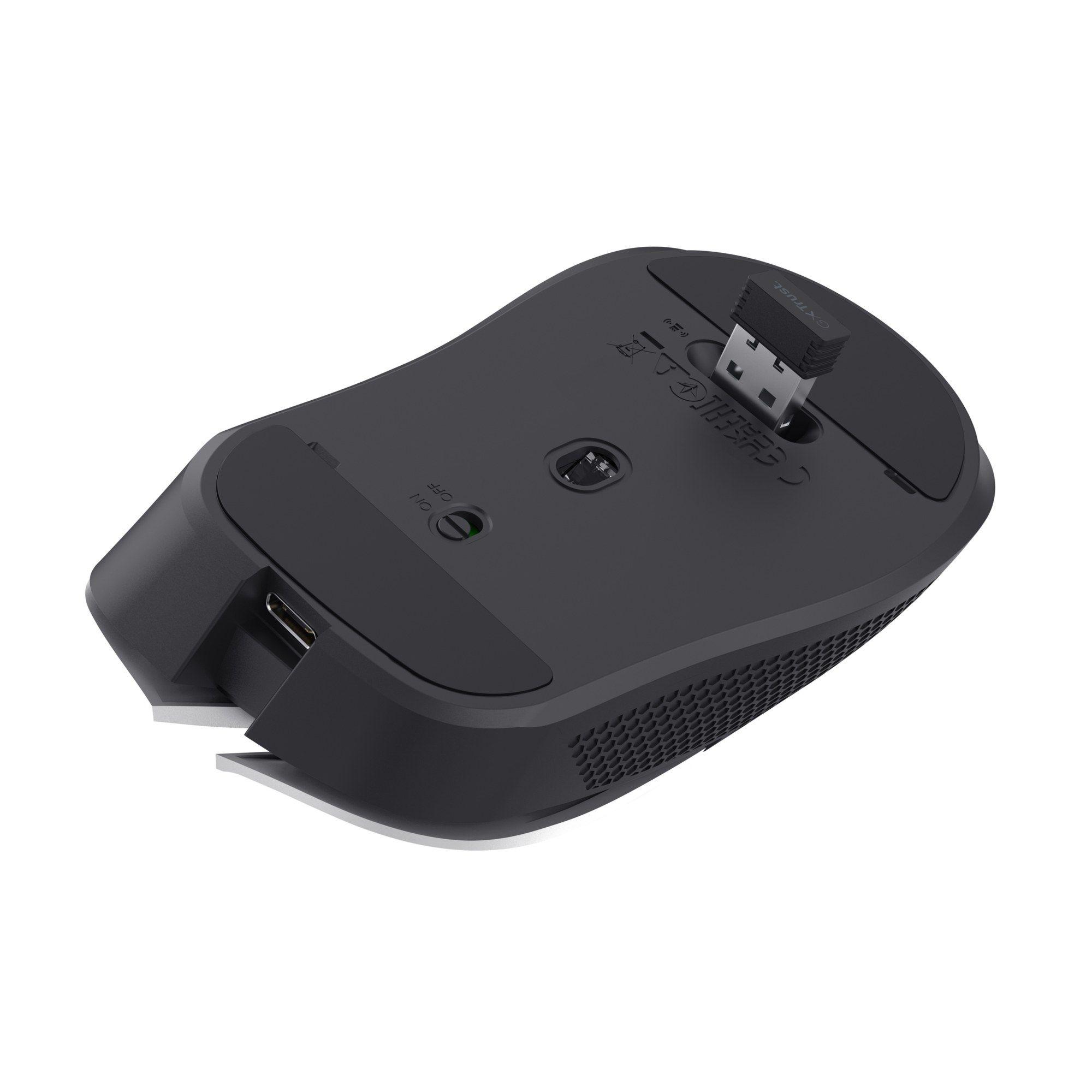 Rato Gaming TRUST GXT 923W YBAR (Mão direita - 7200 DPI - Ótico - Preto e Branco) — miniatura 6