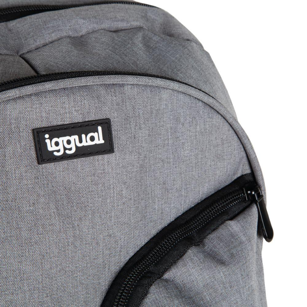 Mochila para Portátil IGGUAL IGG319147 (15,6" - Poliéster - 39,6 cm - Cinzento), miniatura 4