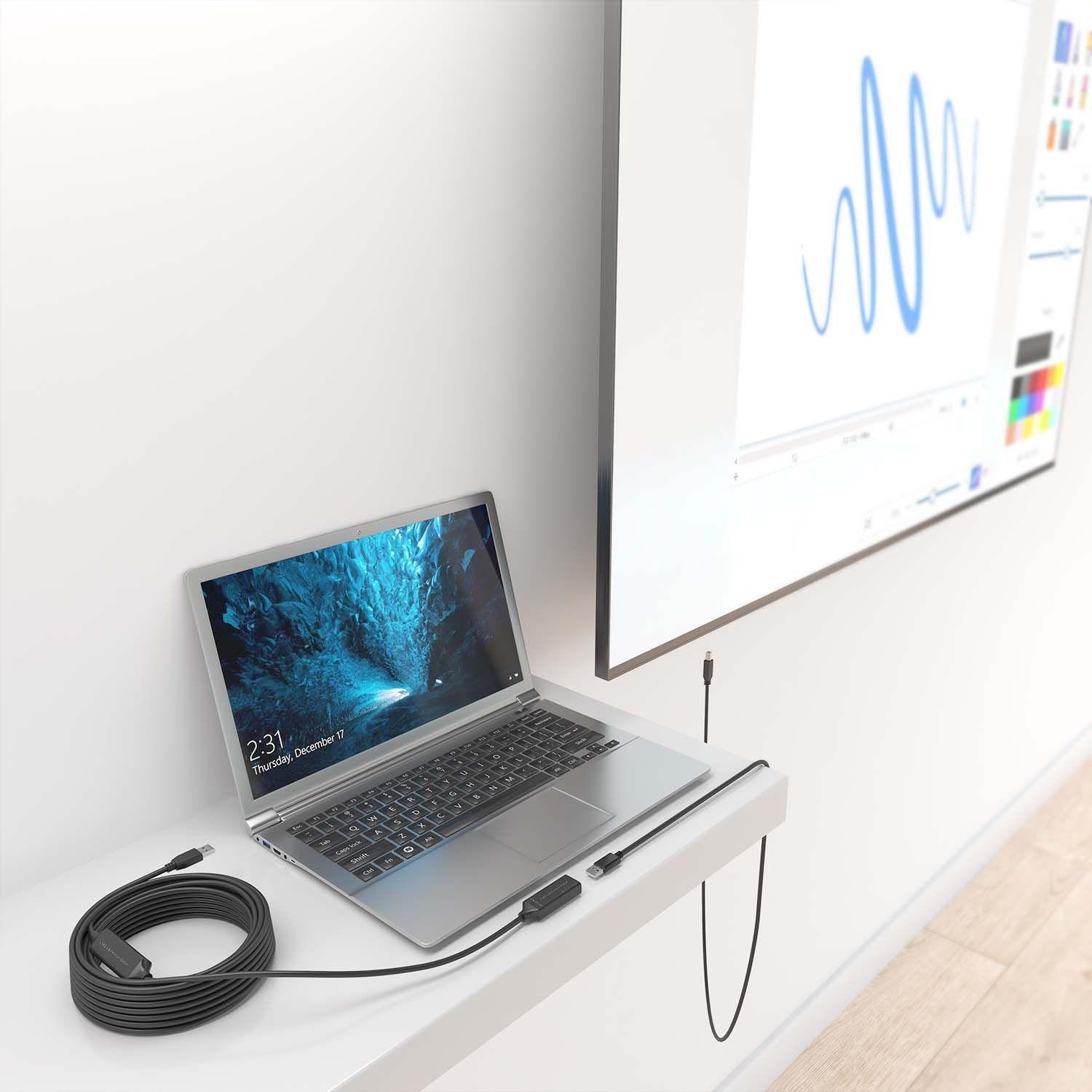 Cabo de Extensão USB AISENS A101-0916 (5 m - USB A - Preto) — miniatura 5