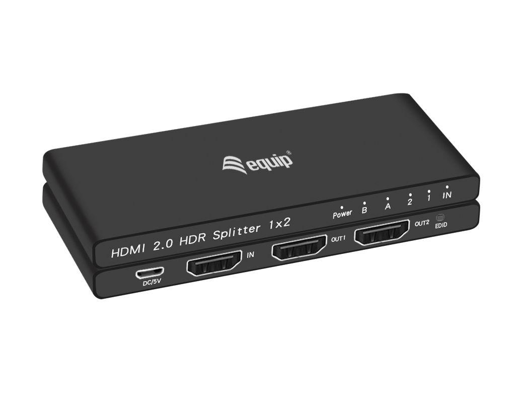 Divisor de Vídeo HDMI EQUIP 332716 (60 Hz - Preto)