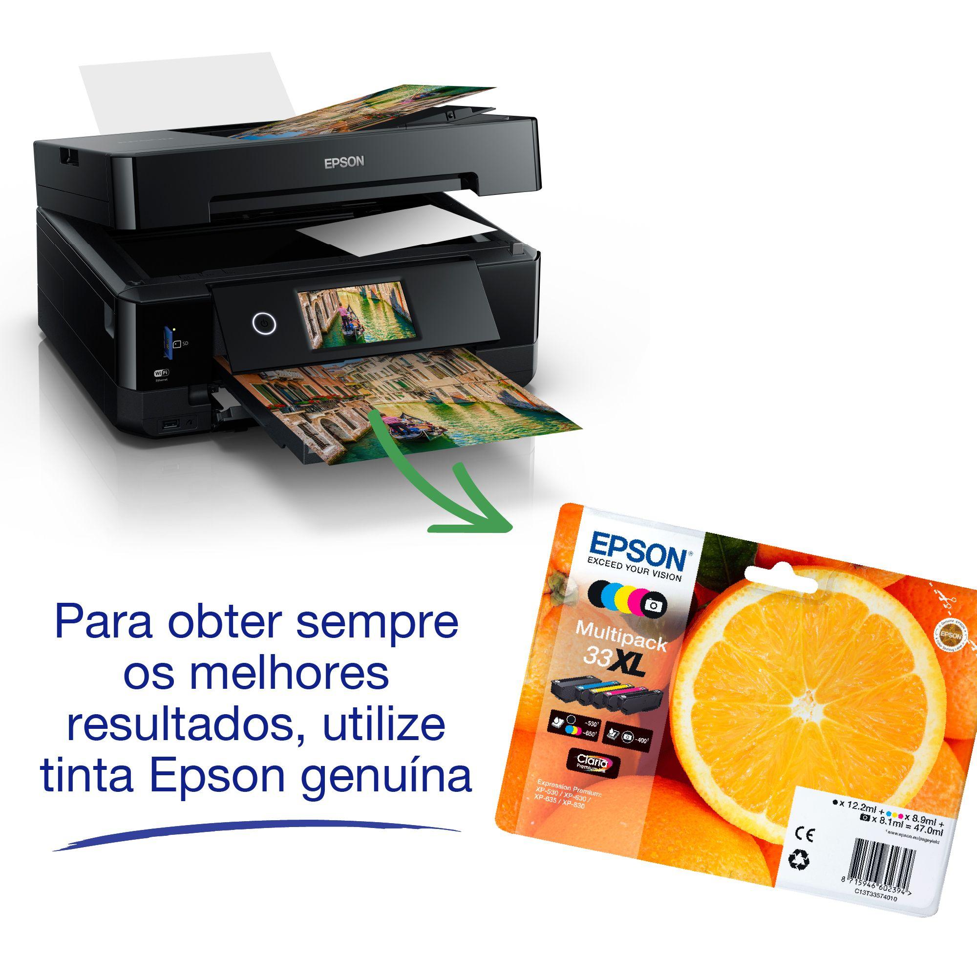 Impressora Multifunções EPSON Expression Premium XP-7100 (A4 - Impressão a cores - 100 folhas - Preto) — miniatura 7