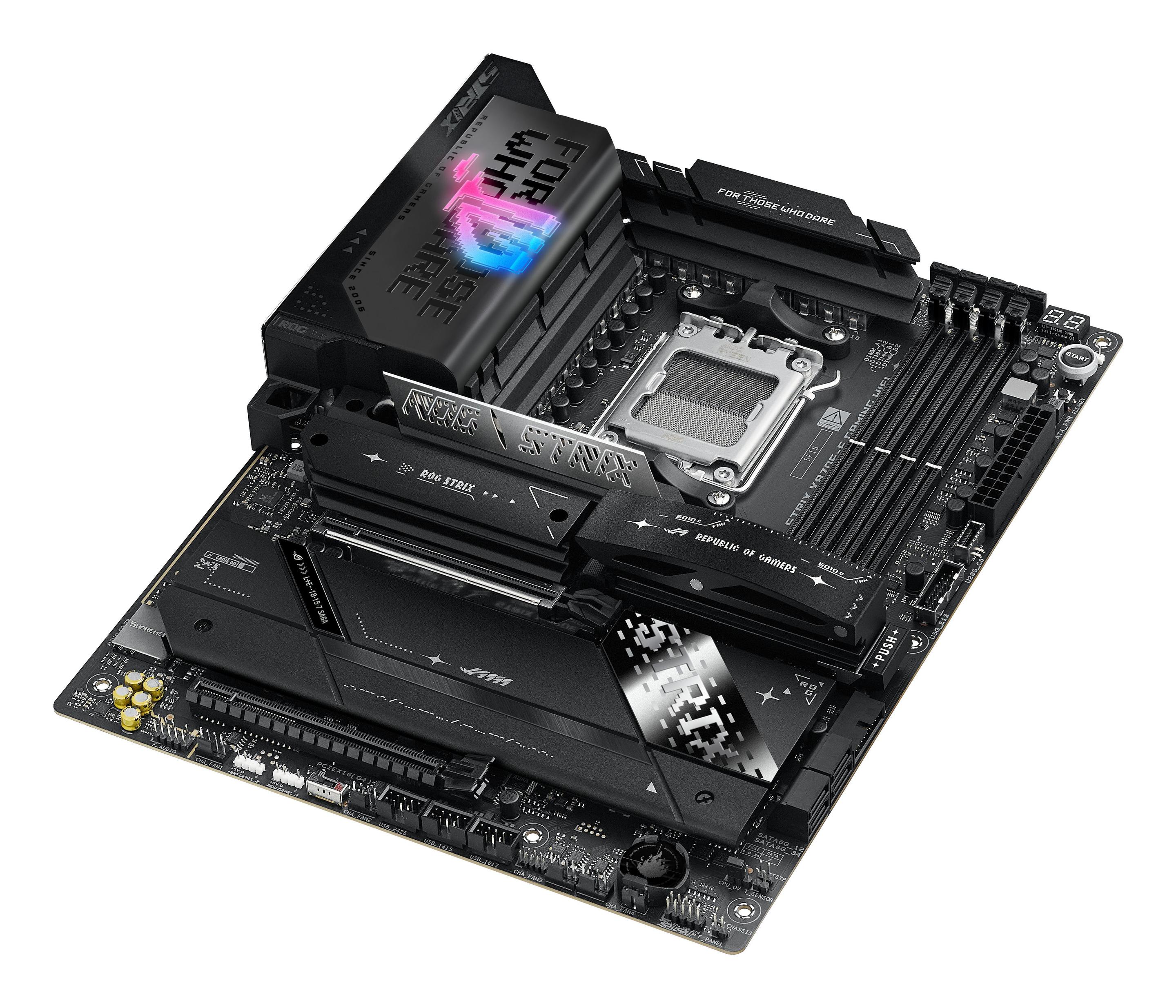 Motherboard ASUS ROG STRIX X870E-E GAMING WIFI (AM5 - ATX - Duplo canal - Preto), miniatura 6