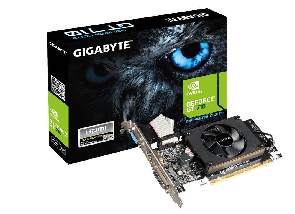 Placa Gráfica GIGABYTE GV-N710D3-2GL (GeForce GT 710 - 1800 MHz - 2 GB), miniatura 2