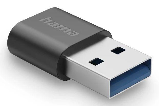 Adaptador USB HAMA 00200357 (USB-C - USB-A - Preto), miniatura 2