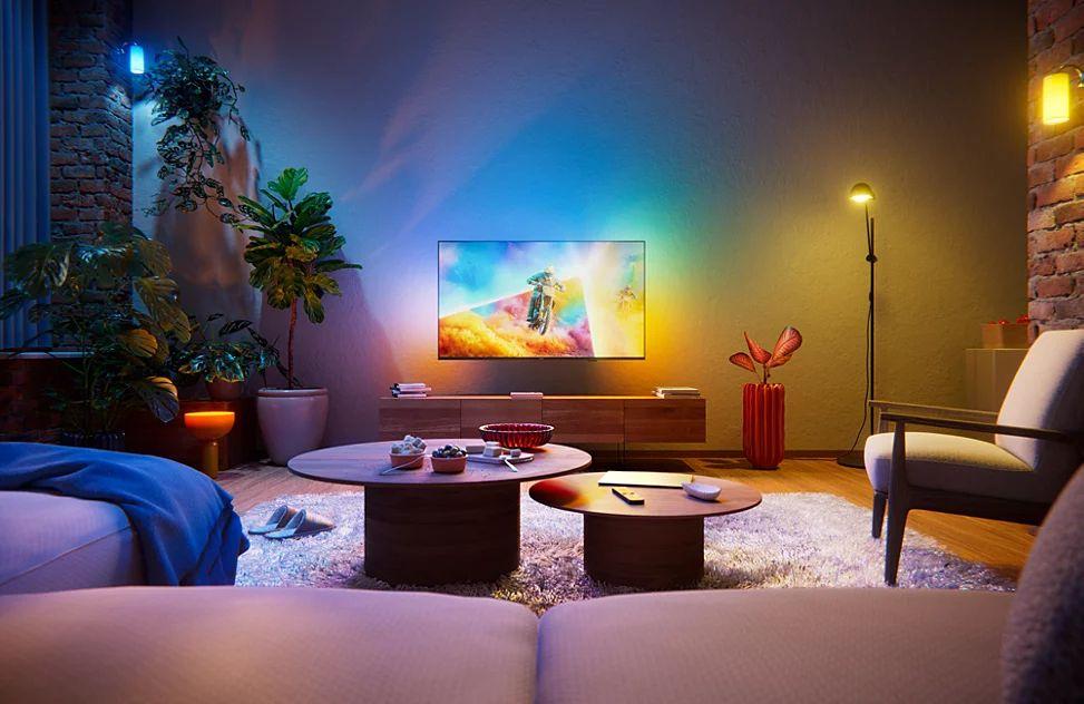 Televisão PHILIPS TV 55PQS8501/12 (55" - QLED - 4K Ultra HD - Preto) — miniatura 3