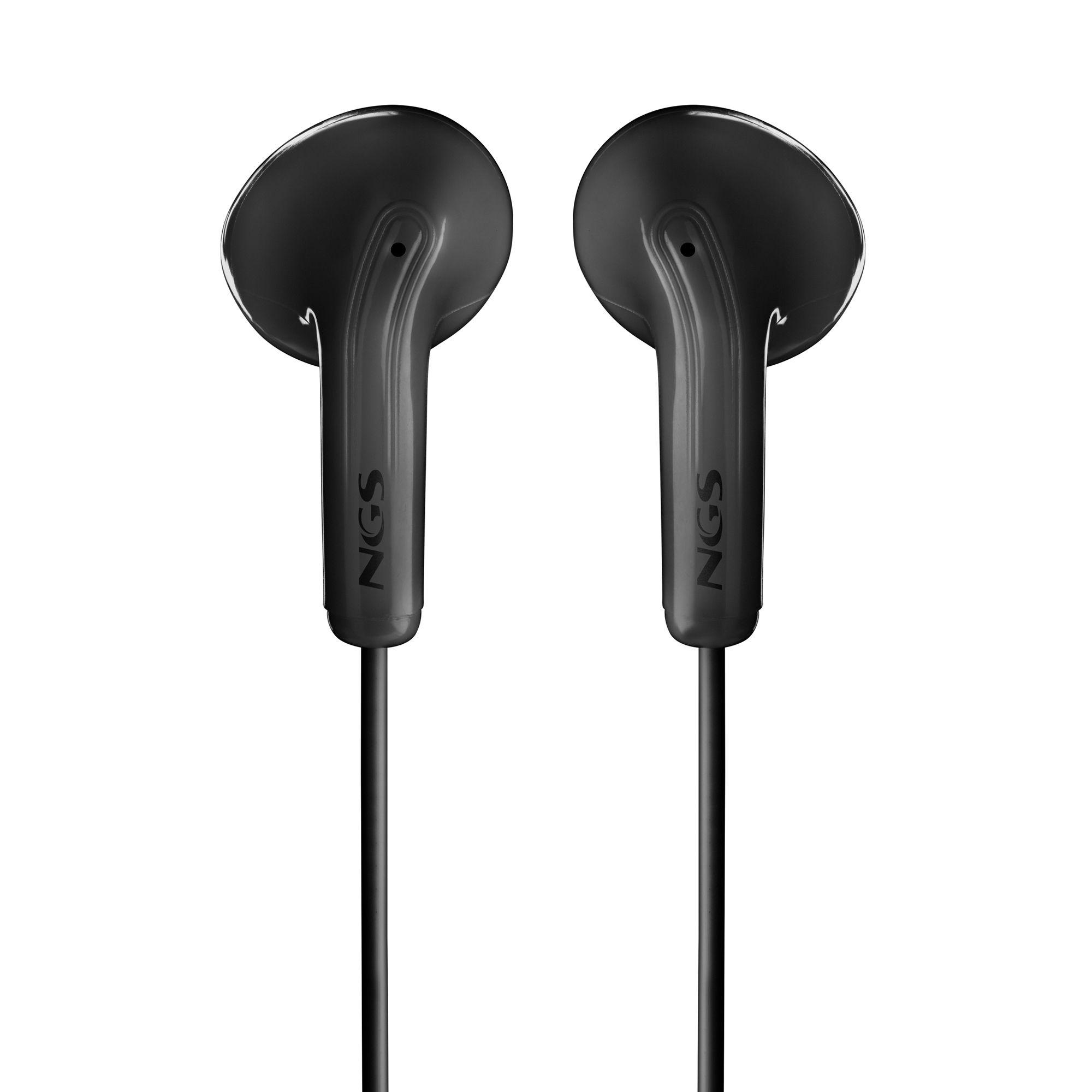 Auscultadores NGS CROSS FLIP (Binaural - Com fios - Intra-aural - Preto)