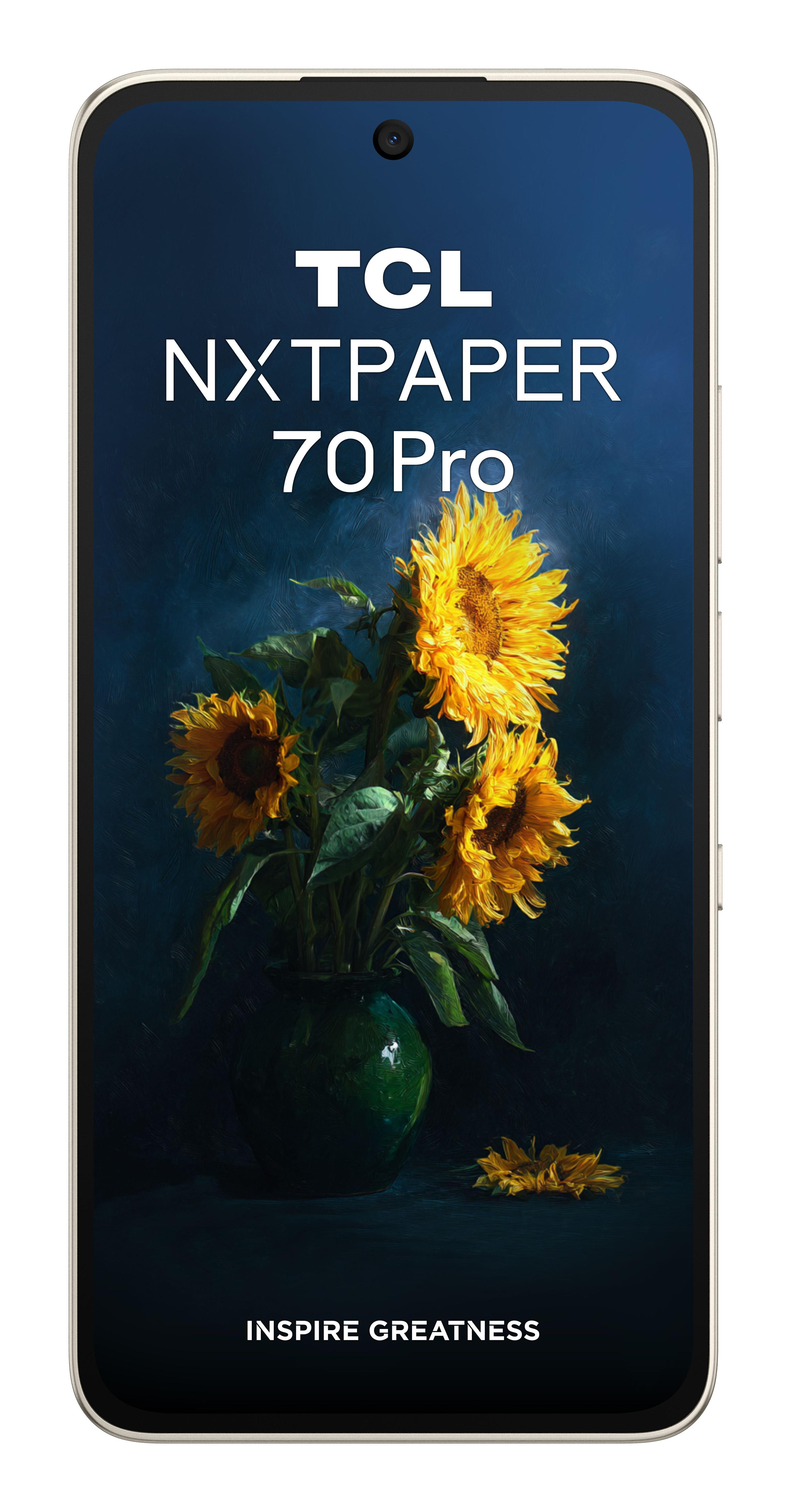 Smartphone TCL 70 NXTPAPER Pro 5G (8GB/256GB - 6,9" - Dourado), miniatura 2