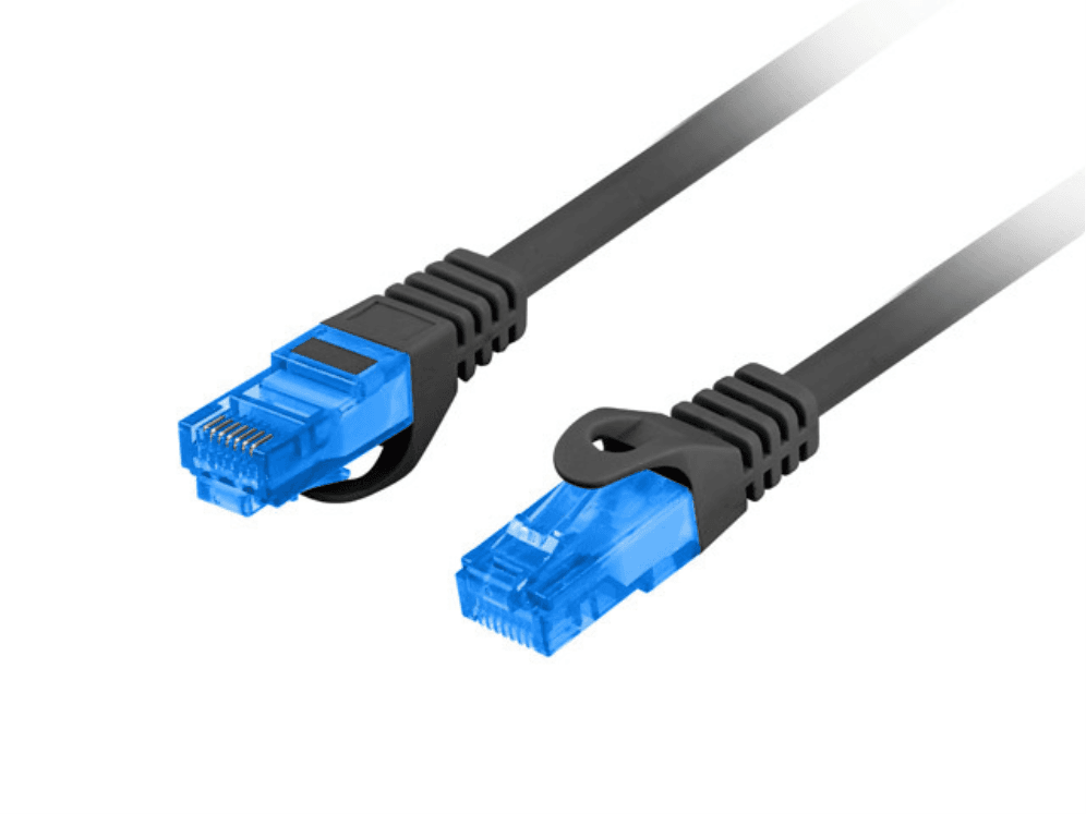 Cabo de Rede RJ45 LANBERG PCF6A-10CC-0300-BK (3 m - Cat.6A - RJ-45 - Preto)