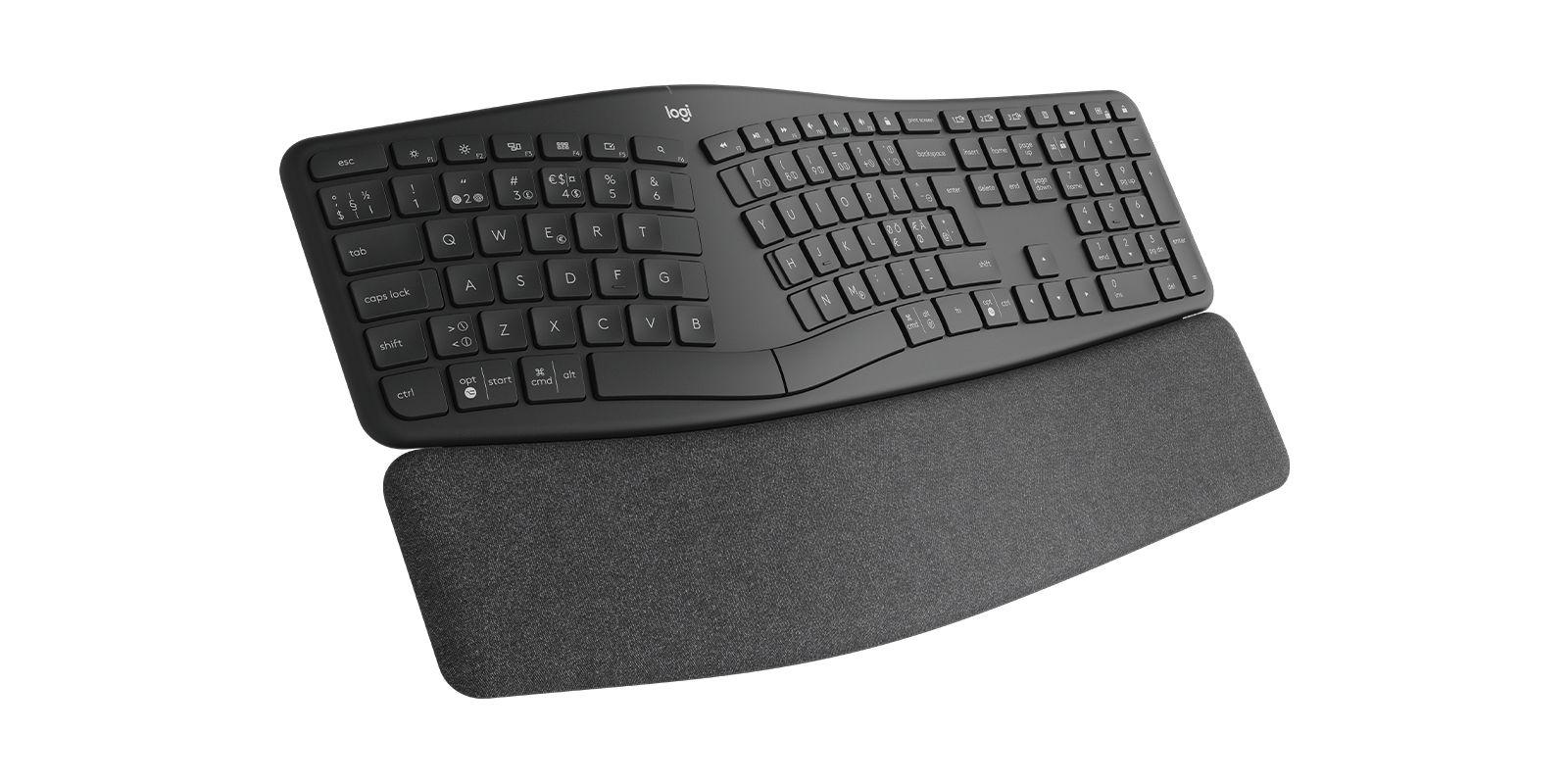 Teclado LOGITECH Ergo K860 (Espanhol - Teclas semi-mecânicas - Tamanho completo - Grafite) — miniatura 3