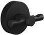 Gancho Duplo para Roupão TESA MOON BLACK 40564-00000-00 (2 Ganchos - 50 x 53 x 65 mm - Preto Mate)