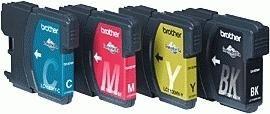 Pack de 4 Tinteiros BROTHER LC1100HYVALBP (900 páginas - Preto, Ciano, Magenta e Amarelo) — miniatura 3