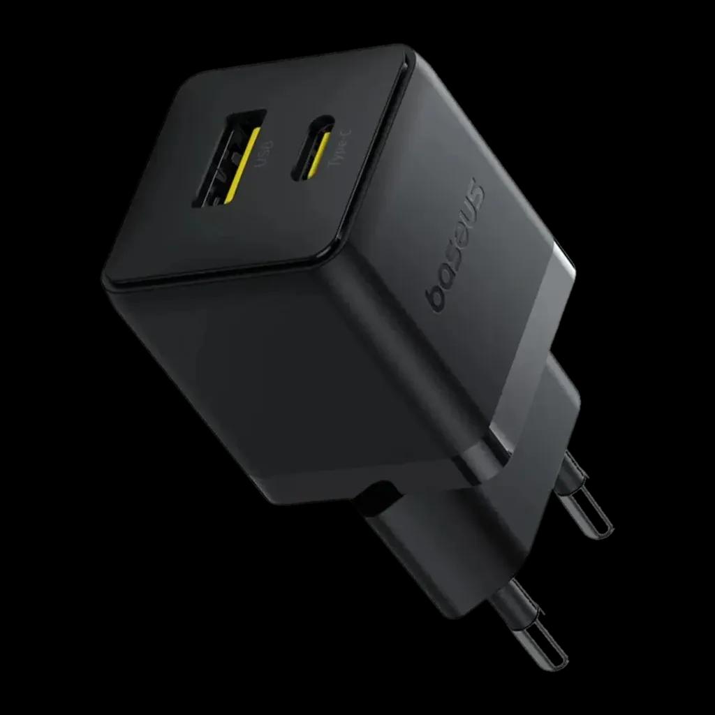Carregador BASEUS Palm Fast Charger P1011160A113-00 (30 W - Preto)