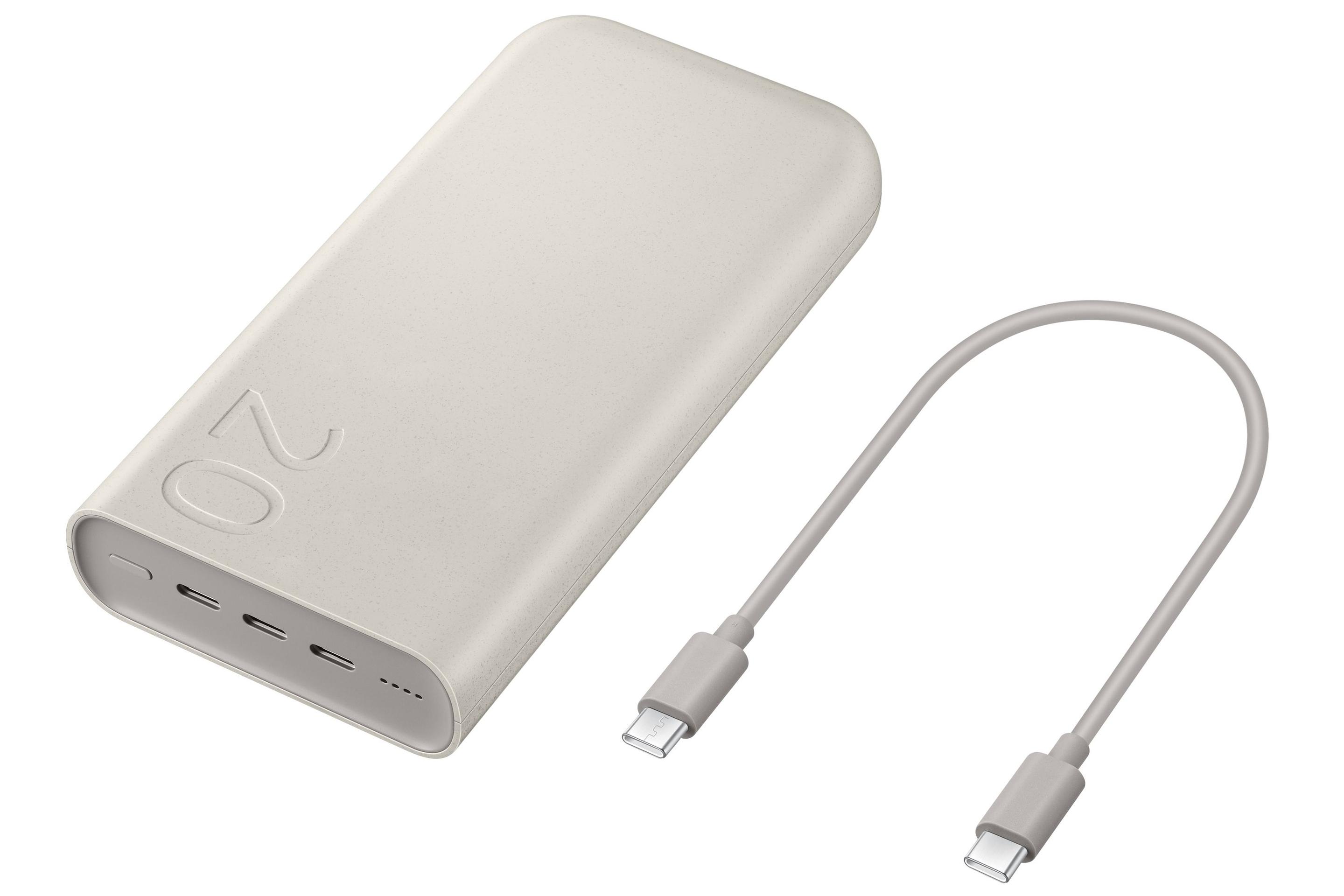 Bateria Externa SAMSUNG EB-P4520XUEGEU (Até 45 W - 45 W - Bege), miniatura 5